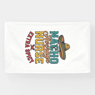 Lona Camiseta de enfermera divertida Nacho Average Nurs