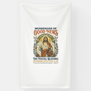 Lona Camiseta de entrega de trabajador postal de Jesús
