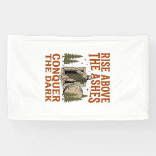 Lona Camiseta de grabado de cita de la cueva de la resu