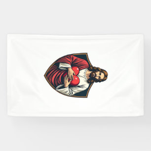 Lona Camiseta de grabado vintage corazón protegido de J