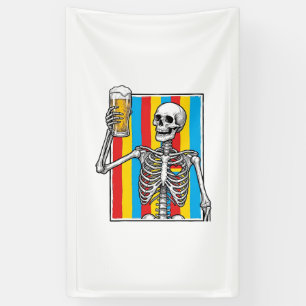 Lona Camiseta de grabado vintage de arcoíris de cerveza