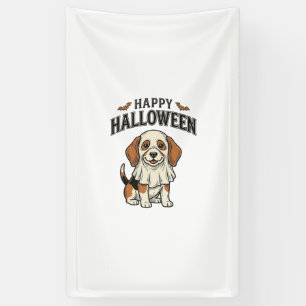 Lona Camiseta de grabado vintage de perro fantasma Feli