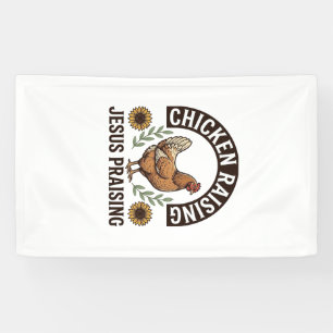Lona Camiseta de granja vintage de crianza de pollos al