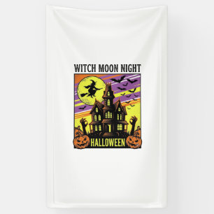 Lona Camiseta de Halloween de Bruja Vintage Casa Embruj