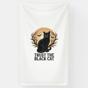 Lona Camiseta de Halloween de Gato Negro Vintage Gato L