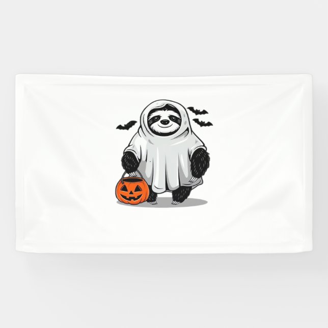 Lona Camiseta de Halloween eslota Adorable y Spooky D (Horizontal)