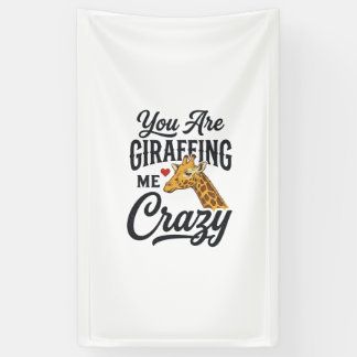 Lona Camiseta de jirafa divertida que me está volviendo