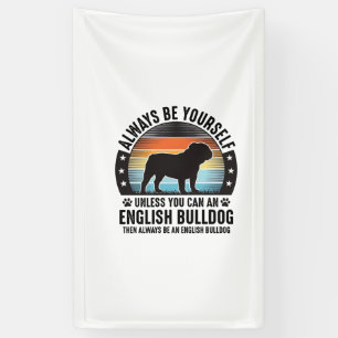 Lona Camiseta de perro amante del perro bulldog inglés