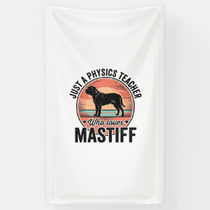 Lona Camiseta de perro vintage de mastín ama el profeso