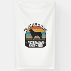 Lona Camiseta de perro vintage para amantes de Australi