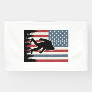 Lona Camiseta de vector de diseño vintage de la bandera