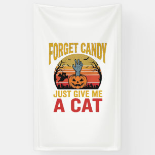 Lona Camiseta divertida de caramelo para amante de gato