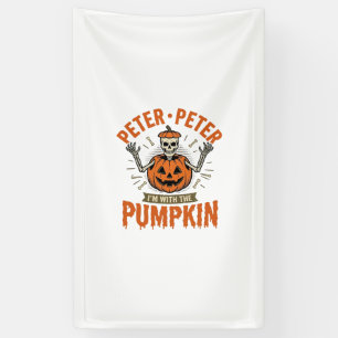 Lona Camiseta divertida de esqueleto de Halloween de Pe