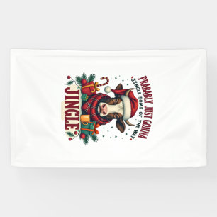 Lona Camiseta divertida de Navidad vintage de vaca de l