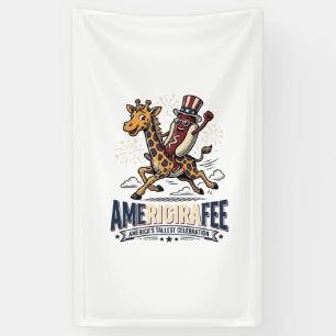 Lona Camiseta divertida de perro caliente patriótico Am