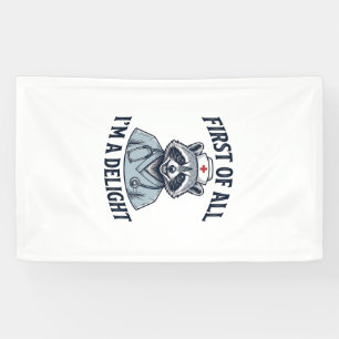 Lona Camiseta Divertida Enfermera Mapache Primero que N