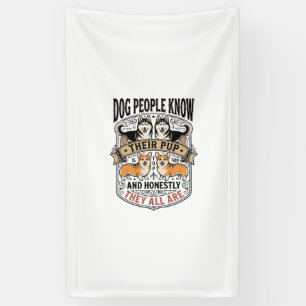 Lona Camiseta divertida para amante de perros con debat