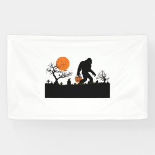 Lona Camiseta divertida Sasquatch Bigfoot Halloween