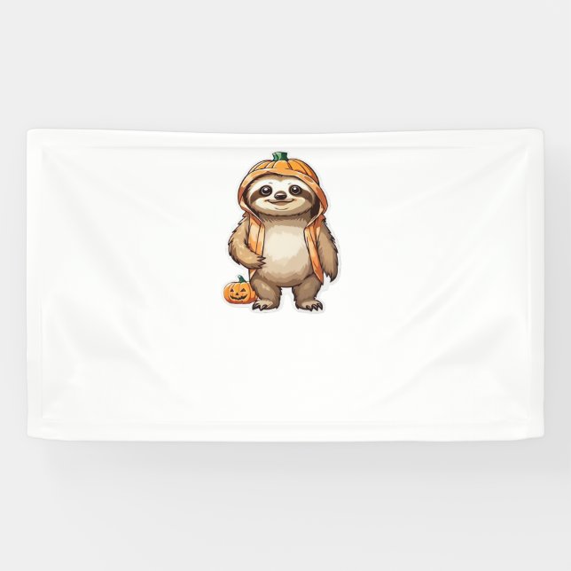 Lona Camiseta esencial de Halloween Slothster (Horizontal)