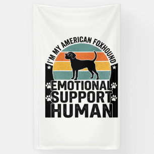 Lona Camiseta humana de apoyo emocional para American F