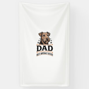 Lona Camiseta Padre Airedale Terrier Perro Antiguo Padr