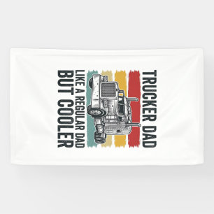 Lona Camiseta Papá camionero como un papá normal pero m