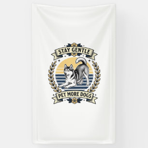 Lona Camiseta para amantes de perros Mantente suave Aca