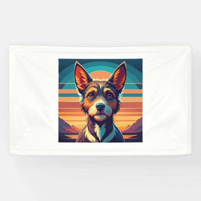 Lona Camiseta para perro Border Collie (Horizontal)
