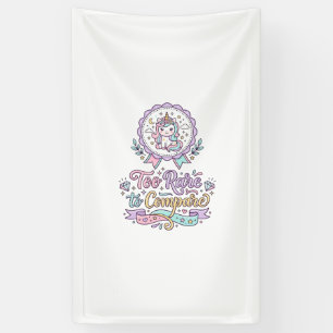 Lona Camiseta pastel linda unicornio demasiado raro par