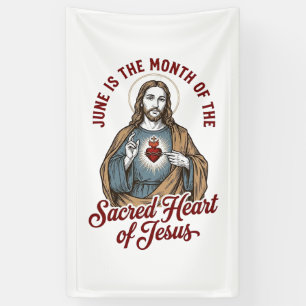 Lona Camiseta Religiosa Vintage Sagrado Corazón de Jesú
