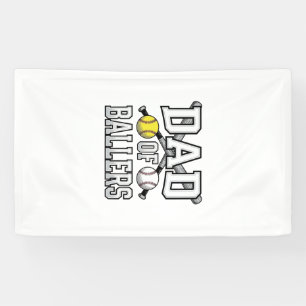 Lona Camiseta Retro de béisbol y softball para papá de 
