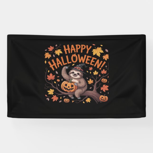 Lona Camiseta sobredimensionada del Día de Halloween (Horizontal)