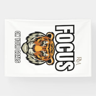 Lona Camiseta Tigre de Enfoque en Tus Metas Motivacio