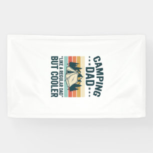 Lona Camiseta vectorial de camping para papá vintage re