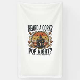 Lona Camiseta Vintage de Cork Pop Halloween Casa Embruj