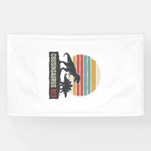 Lona Camiseta Vintage de Dinosaurio Divertido Cousinsau