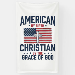 Lona Camiseta Vintage de la Cruz de la Bandera Cristian