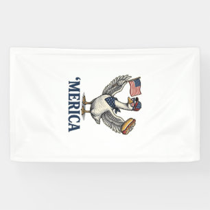 Lona Camiseta Vintage de Perro Caliente 'Merica de Gans