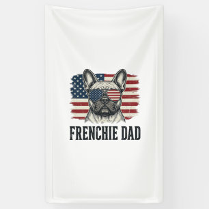 Lona Camiseta Vintage Frenchie Dad Patriótica Bulldog_1