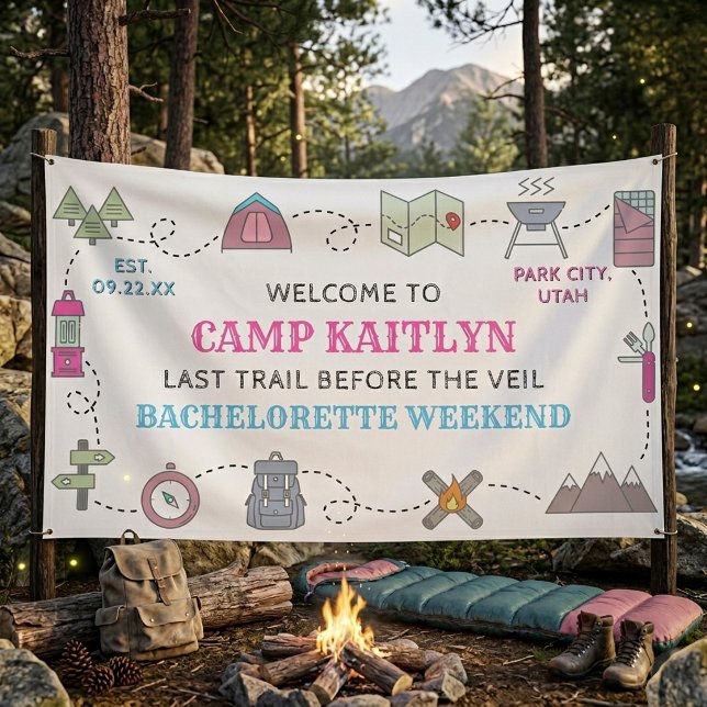 Lona Camp Bach Wilderness Bachelorette Party Welcome (Subido por el creador)