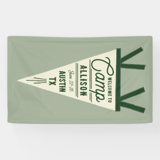 Lona Campamento Bachelorette Green Pennant