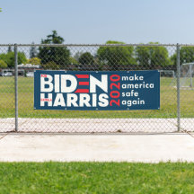 Campaña electoral Biden Harris 2020 al aire libre