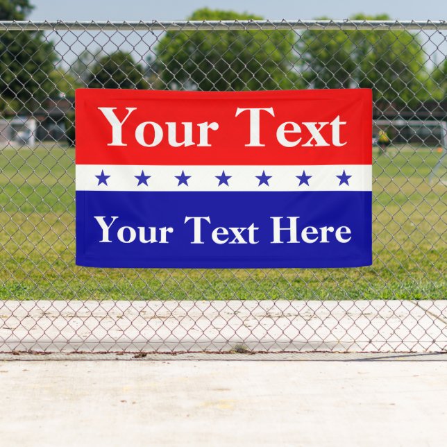 Lona Campaña electoral política personalizar (In situ)