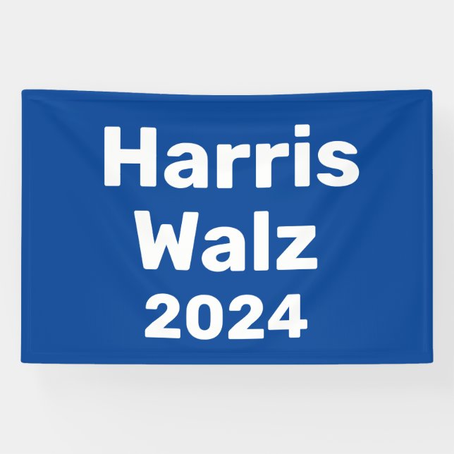 Lona Campaña Presidencial Harris/Walz 2024 (Horizontal)