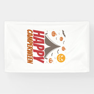Lona Campista de Halloween Camping Exterior