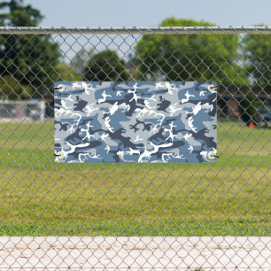 Lona Camuflaje azul de nieve en invierno, ejército