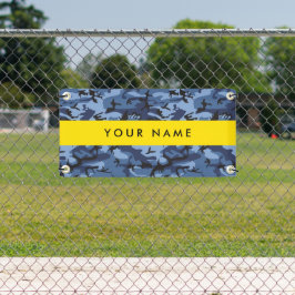 Lona Camuflaje Azul Marino Personaliza tu nombre