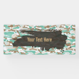 Lona Camuflaje azul resistente largo