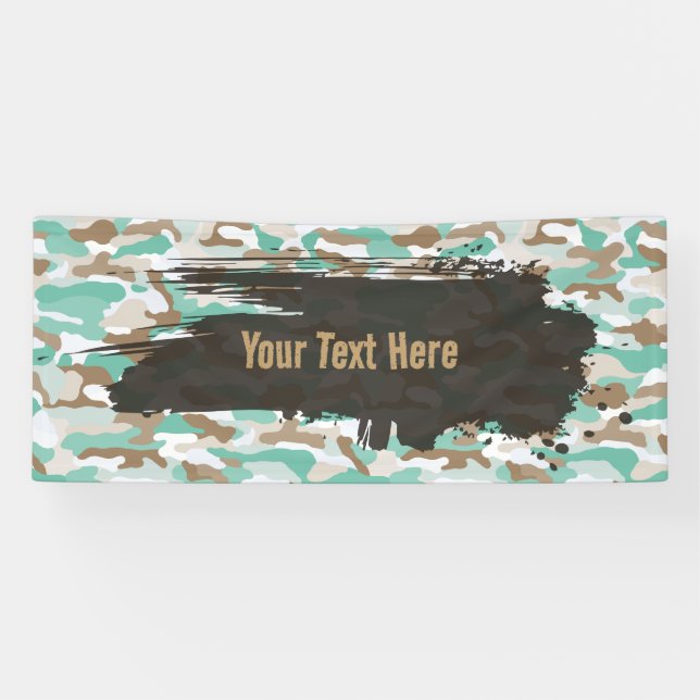 Lona Camuflaje azul resistente largo (Horizontal)