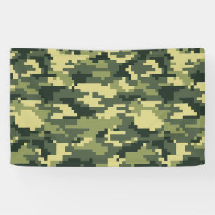 Lona Camuflaje Digital Woodland de 8 bits / Camo